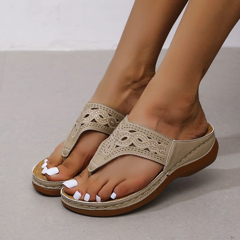 Hohle Strass Sandalen – Bild 8